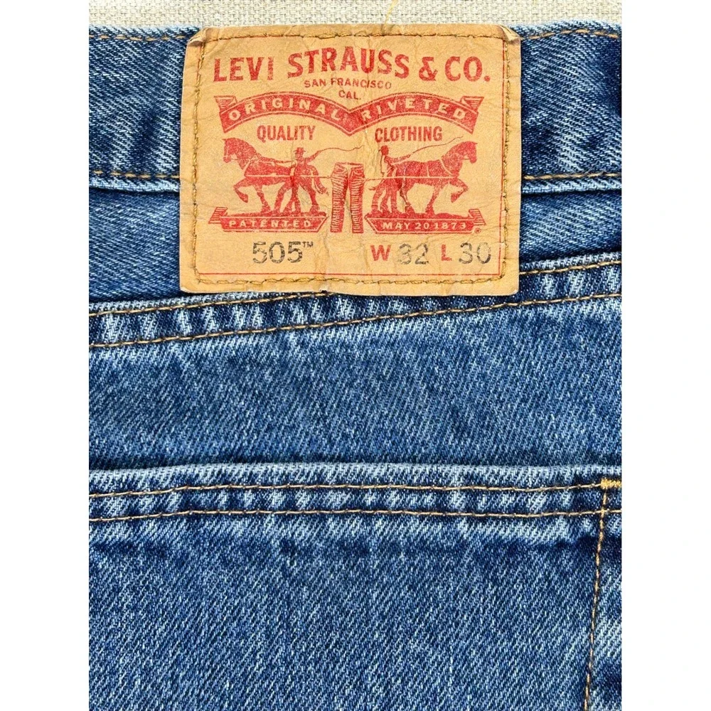 Levi's 505 Men's 32 Denim‎ Jeans Straight Leg